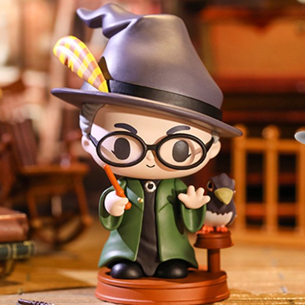 Figuras de acción de Snape, Dobby, Siri, Black Lord, Albus, McGonagall, Luna, Ron, Neville, Longbottom, accesorios mágicos, muñecos coleccionables