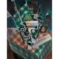 thumbnail image 2 of Still Life With Checked Tablecloth Fine Art (24 x 36), 2 of 2