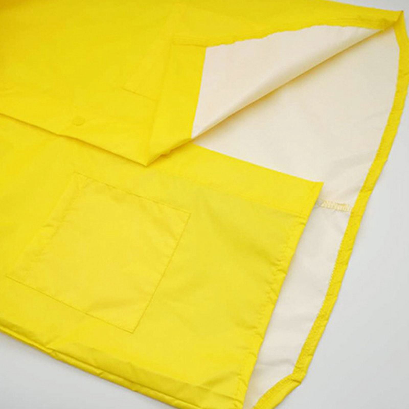 JUMEYU Girls Rain Coat Kids Rain Jacket with Air Vents Mesh Lined Hooded Raincoats for Boys Girls Size 7-8 (Yellow,7-8 Years)