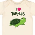 thumbnail image 4 of Inktastic I Love Turtles Boys or Girls Baby Bodysuit, 4 of 5
