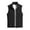 Black, variant on purcolt Mens Big and Tall Fleece Vest Full Zip Up Thick Warm Waistcoat Stand Collar Sleeveless Outerwear Jacket with Zipper Pockets