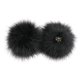 thumbnail image 1 of Minnieouse Delicadas artes y manualidades DIY Bola de pompones para guantes y bolsos Bola de pompones para sombreros bufandas guantes bolsos Accesorios de disfraces Negro, 1 of 6