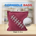 thumbnail image 7 of GSE Games & Sports Expert Set of 8 Regulation Size Cornhole Bean Bags. Corn Hole Board Toss Game Replacement Bean Bags(Football), 7 of 7