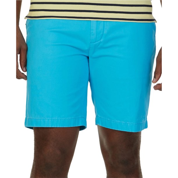 Nautica Mens Cotton Casual Chino Shorts, Azul, 36 Nautica chino