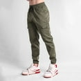 thumbnail image 5 of JLFKNG Mens Cargo Pant Oversized Cargo Pants With Pockets Wide Leg Solid Color Streetwear Loose Fit Pants With Elastic Waist Design Suitable For Dailywear, 5 of 6