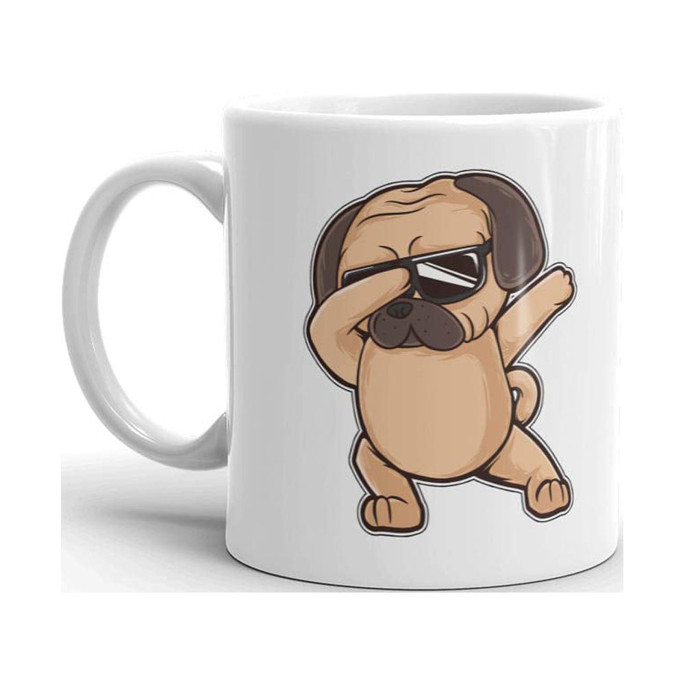 Dabbing Dog Meme Dance Rescue Funny Coffee Tea Ceramic Mug Office Work Cup Gift 11 Oz - image 2 of 3