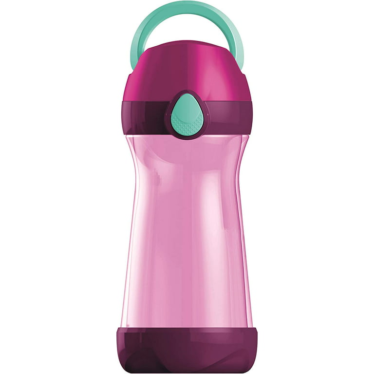 Maped Picnik Concept Spillproof Water Bottle, 14.5 oz, Pink