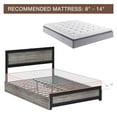 thumbnail image 6 of Bed Frame with Headboard, Platform Bed Frame with 4 Storage Drawers and Charge Station, Solid Metal Slats Support, Noise Free, No Box Spring Needed, Easy Assembly, 6 of 8