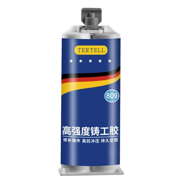 Vwrxbz Adhésif de Réparation Métallique Colle de Coulée Acier Fer Aluminium Cuivre Réparation de Fissure Résistant aux Hautes Températures Colle AB