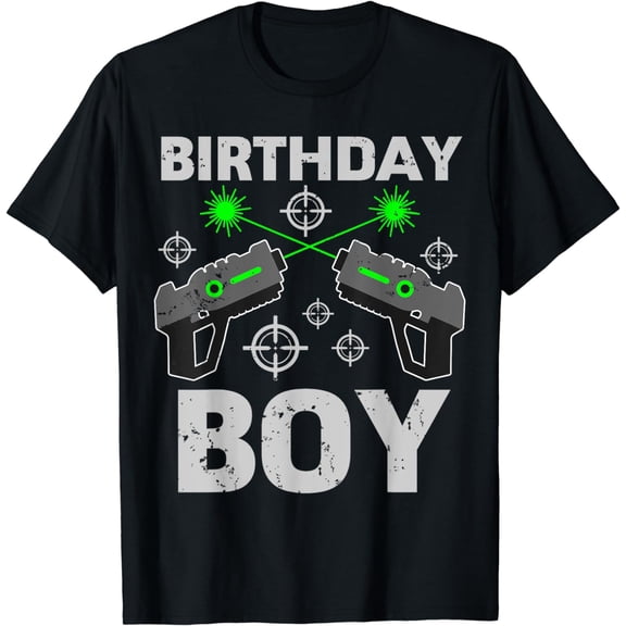 Funny Laser Tag Birthday Boy Lasertag Game Player T-Shirt