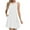 White-beach maxi dress, variant on Aboser Beach Dresses for Women with Bowknot Belt Trendy Casual Sleeveless Sundress Summer Notch V Neck Dress Flowy A Line Tank Dresses with Pockets