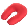thumbnail image 1 of Almohada de viaje suave para el cuello, con funda extraíble Almohada de espuma Cómodo reposacabezas Soporte para el cuello para viajes Avión Oficina Rojo Sunnimix Almohada de viaje, 1 of 8