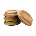thumbnail image 3 of 4 piezas de copas para ruedas de piano Copas para ruedas de piano de cola Protección de suelo Soporte Accesorios madera, 3 of 9