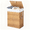 Yellow, variant on Blazezo Woven Laundry Basket with Lid, 90L Large Foldable Clothes Basket, 2-in-1 Removable Machine-Washable Liner & Odor Control Organizer, Sturdy Steel Frame for Bedroom Bathroom Storage