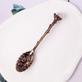 thumbnail image 6 of Goowood Coffee Spoon Vintage Stainless Steel Tea Scoop White Crystal Flower Carved Mini Dessert Spoons for Espresso Appetizer Kitchen Dining, 6 of 9
