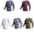 thumbnail image 3 of Minnieouse Ropa interior térmica Transpirable Amigable con la piel Ropa de compresión Leggings Medias Ropa deportiva Camiseta plegable Chándal de secado Camisetas gris negro SG Minnieouse AP013505-04, 3 of 6