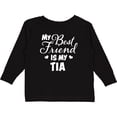 thumbnail image 3 of Inktastic My Best Friend is My Tia with Hearts Boys or Girls Long Sleeve Toddler T-Shirt, 3 of 5