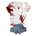 thumbnail image 4 of T-Shirt Blouse à Manches Courtes et Col en V pour Femmes, Décontracté et Élégant, pour un Usage Quotidien et des Tenues Tendance, 4 of 6
