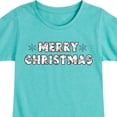 thumbnail image 3 of Disney Winnie The Pooh - Merry Christmas - Toddler & Youth Girls Short Sleeve Graphic T-Shirt, 3 of 5