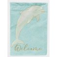 thumbnail image 1 of Carolines Treasures BB8581CHF Dolphin Welcome Flag Canvas House Size, 1 of 4