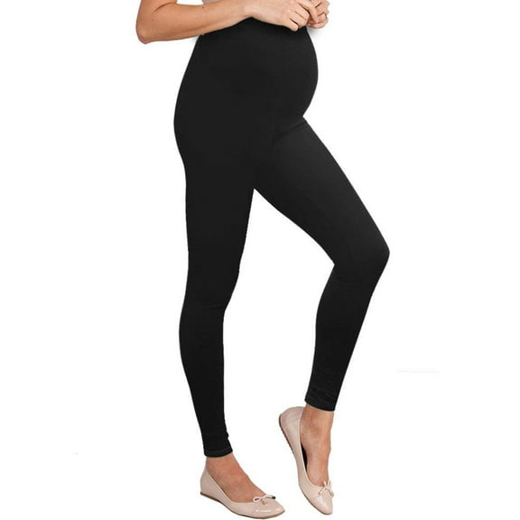 MISS MOLY Maternity Leggings for Women Over Bump Support Pants Pregnancy Shaping Seamless Yoga Leggings