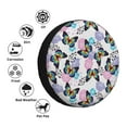 thumbnail image 4 of Gukieu Bright Butterflies1 Print Car Tire Cover, Adjustable Waterproof and Dustproof Tire Protection Cover, Suitable for SUV, Truck, Van-15 inch, 4 of 6