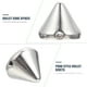 thumbnail image 3 of 200PCS Bullet Cono Spikes Punk Style Bullet Rivets Bullet Spike Beads DIY Spacer Beads, 3 of 6