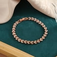 thumbnail image 4 of Simulated Rhinestone Dainty Bracelet for Women, Adjustable Clasp, Hypoallergenic Alloy, Mother's Day or Anniversary Gift, Elegant Jewelry Piece, 4 of 9