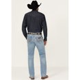 thumbnail image 3 of Wrangler Men's Retro Light Wash Flintlock Slim Bootcut Stretch Denim Jeans Long Light Wash 34W x 38L  US, 3 of 4