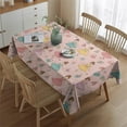 thumbnail image 2 of Princess Dress Ballet Pattern Rectangle Tablecloth 60x84in,Waterproof Polyester Rectangle Table Cloth, Wipeable Spillproof Polyester Tablecloth for Dining, Camping, Indoor and Outdoor, 2 of 5