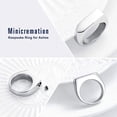 thumbnail image 3 of Cremation Jewelry for Ashes Geometry Simple Style Memorial Urn Ring Ashes Holder with Fill Kit Keepsake Cremation Ring for for Family/mom/sister/grandparents NO.6-NO.10, 3 of 7