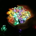thumbnail image 4 of QiShi Christmas Solar Lights Landscape Solar String Lights,22.96ft 50 LED Waterproof Fairy String Lights Blossom Flower Decorative Light (Multi Color), 4 of 6