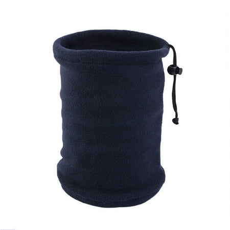 

Children Kids Winter Fleece Neck Warmer Snood Scarf Thermal Tube Bandana Plain