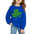 thumbnail image 4 of Mercatoo Kids St 𝐏atricks Day Clothes Girls Boys Irish Cloverss Sweatshirt Pullover Shirts Toddler Long Sleeve Sweater Tops, 4 of 6