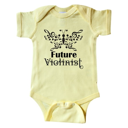 

Inktastic Violin Music Future Violinist Music Gift Gift Baby Boy or Baby Girl Bodysuit