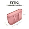 thumbnail image 4 of RTIC Everyday Insulated Tote Bag, 35 Ltr Cooler Bag, Leak-Free Interior, Fits 58 Cans, Dusty Rose, 4 of 8