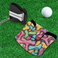 thumbnail image 5 of Haosy Colorful Bones Golf Mallet Putter Cover Strong Magnetic Leather Golf Club Headcover Closure, 5 of 7