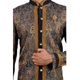 thumbnail image 4 of Mariage Indien de Charme Multicolore Sherwani Indo-Occidental pour les Hommes. Ce Produit Est Fait sur Commande., 4 of 6