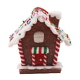 thumbnail image 1 of Figura colgante de casa de pueblo navideña, adorno navideño para ventana y porche. Estilo A, 1 of 9