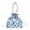 Blue, variant on Polka Dot Drawstring Mini Tote Handbag, Lightweight Nylon Casual Shoulder Bag, Foldable Portable Daily Storage Purse for Shopping Travel Weekend Getaways Multiple Classic Colors