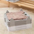 thumbnail image 4 of Organisation et Rangement, 5 Pcs Planche Pliante Paresseuse Multifonctionnelle pour Vêtements et Pulls, 4 of 8