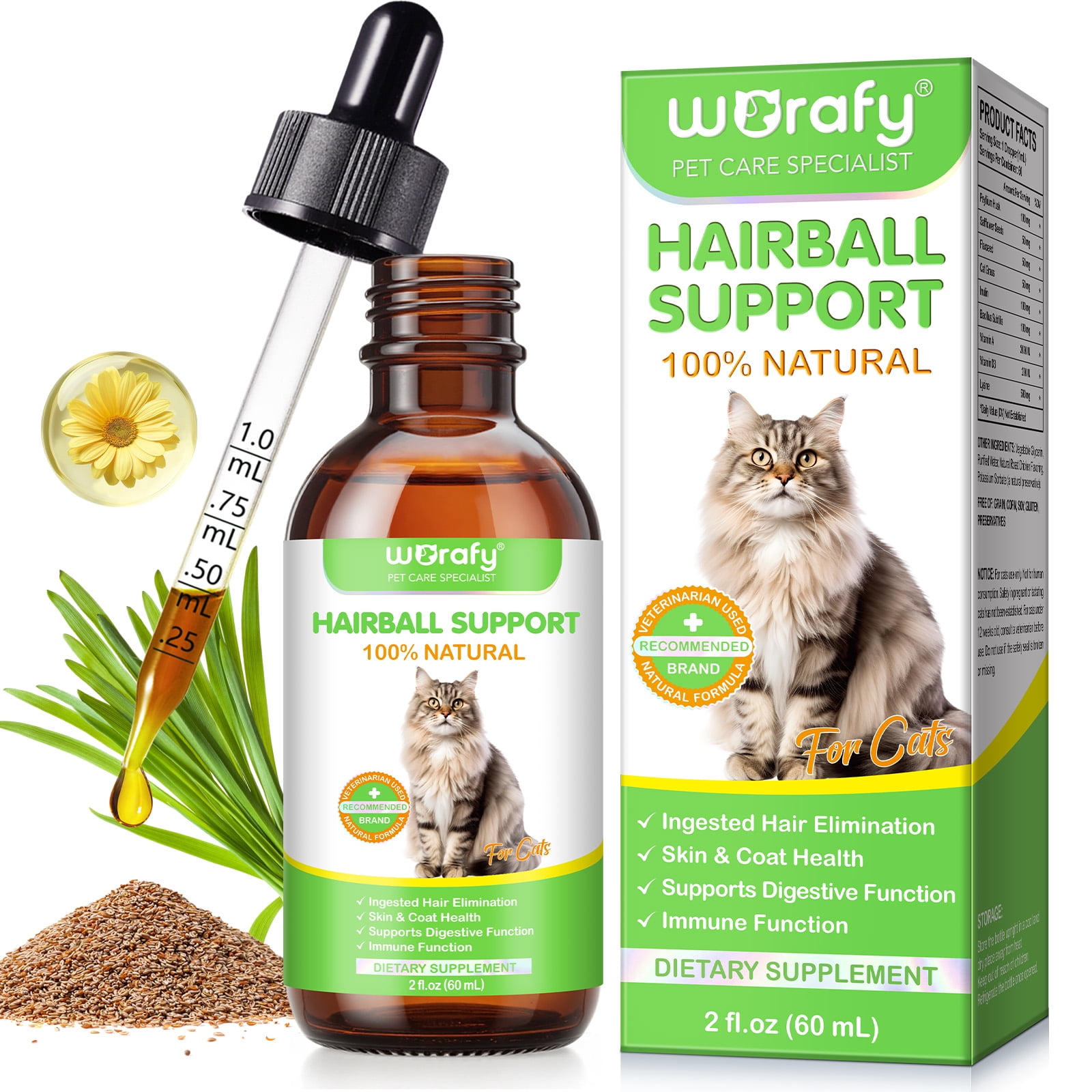 Hartz Hairball Remedy Plus Soft Chews for Cats, Chicken Flavor