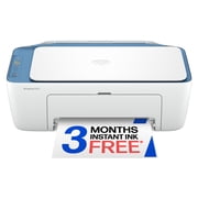 HP DeskJet 2942 Wireless All-in-One Color Inkjet Printer, 3 Months Free Instant Ink, Retro Sky Blue