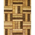 thumbnail image 1 of Ahgly Company Indoor Rectangle Abstract Orange Abstract Area Rugs, 2' x 3', 1 of 6