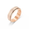 thumbnail image 1 of Gold Color Comfortable Creative Gift Stylish Ring Design Stainless Steel Rings Effective Body Detoxification for Anxiety Frostaly Potassium Ion Spinning Ring ROSE GOLD 8, 1 of 1