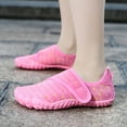 thumbnail image 5 of Gubotare Water Shoes for Toddlers Water Shoes Kids Lightweight Aqua Socks Barefoot Quick Dry Hiking Walking Sneakers Slip On Sandals for Beach Pool Swim (Little Kid/Big Kid) (Pink,Big Kids 1), 5 of 7