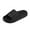Black, variant on mgoYE Womens Hiking Sandals Pillow Slippers for Women and Men | House Slides Shower Sandals | Cushioned Thick Sole|Grey 9