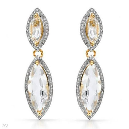Vivid Gemz Marquise Cut Crystals Drop Earring
