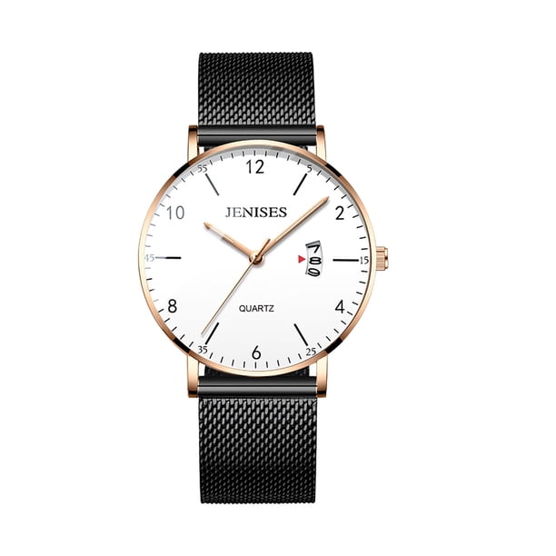 Relojes De Hombre Reloj De Cuarzo Luminoso Resistente Al Agua Relojes De Moda Simples De Negocios Ultra Delgados Yuarrent AP004880-02