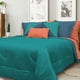 thumbnail image 2 of Set de Cama Spring Air Colors Turquesa/Blue Matri/Queen, 2 of 4